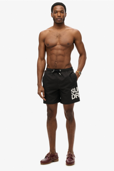 Superdry zwarte heren korte broek