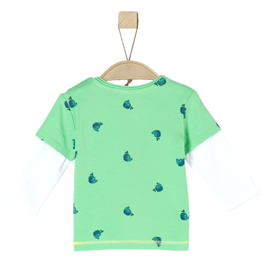 s.Oliver Langarmshirt light green aop