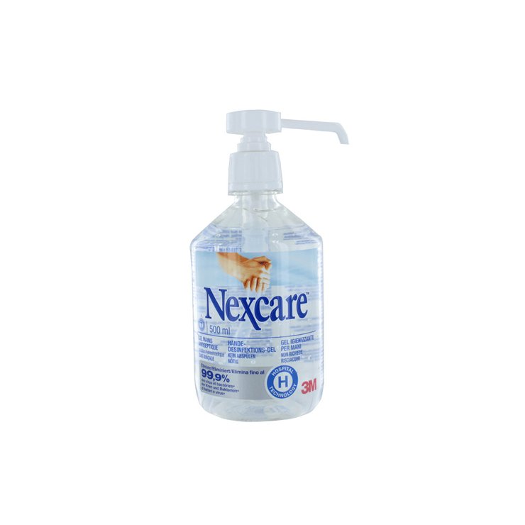 Gel Mains Antiseptique Flacon Pompe 500ml 3m-sante