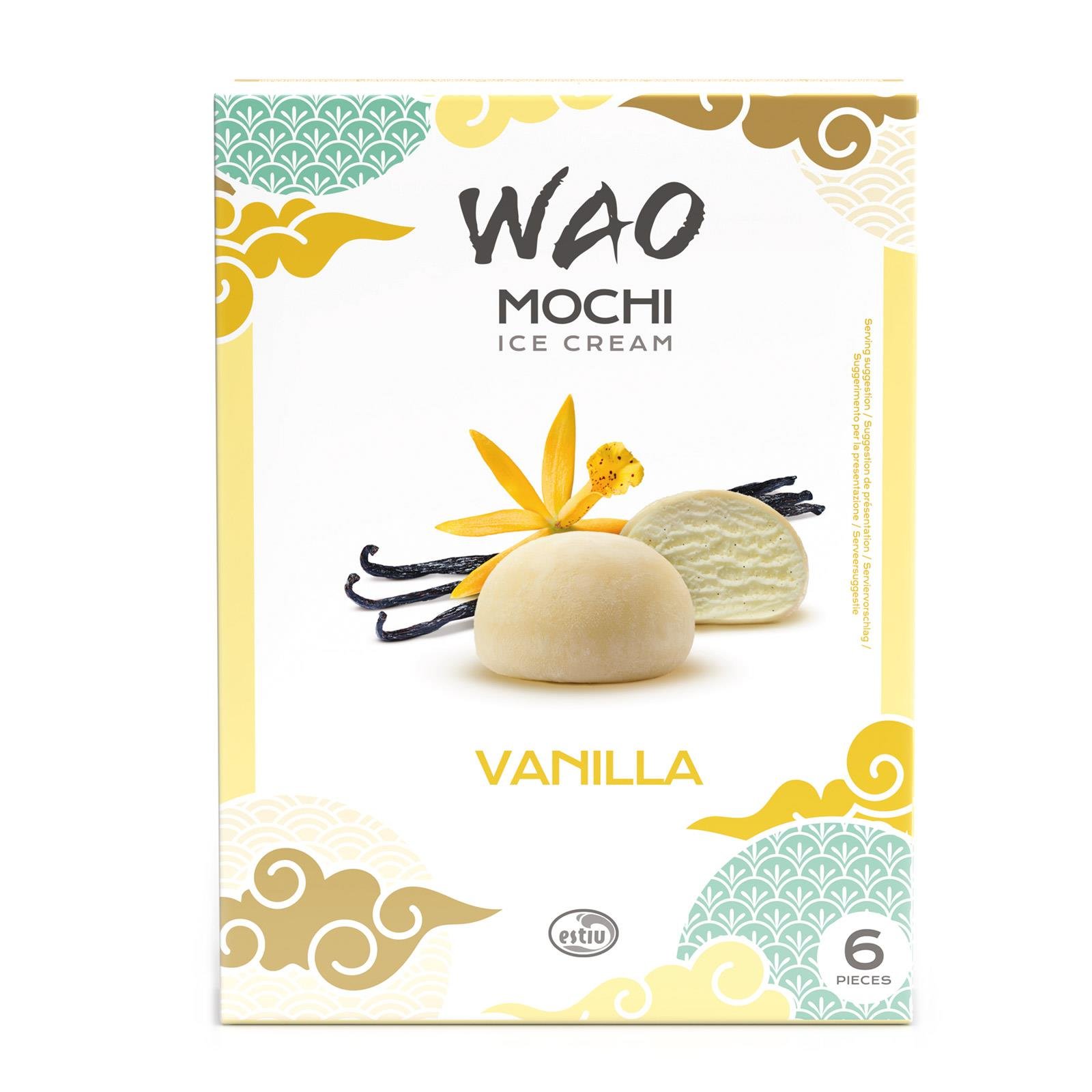 Wao Vanilla Mochi Eis
