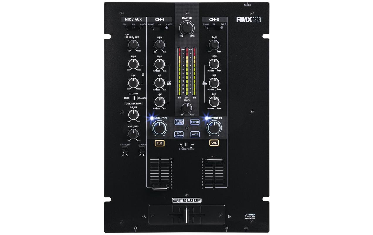 DJ-Mixer RMX-22i<br>2+1 Kanal Digital-DJ-Mixer
