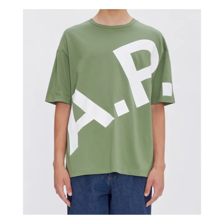 A.P.C. T-shirt Lisandre Coton Bio | Vert