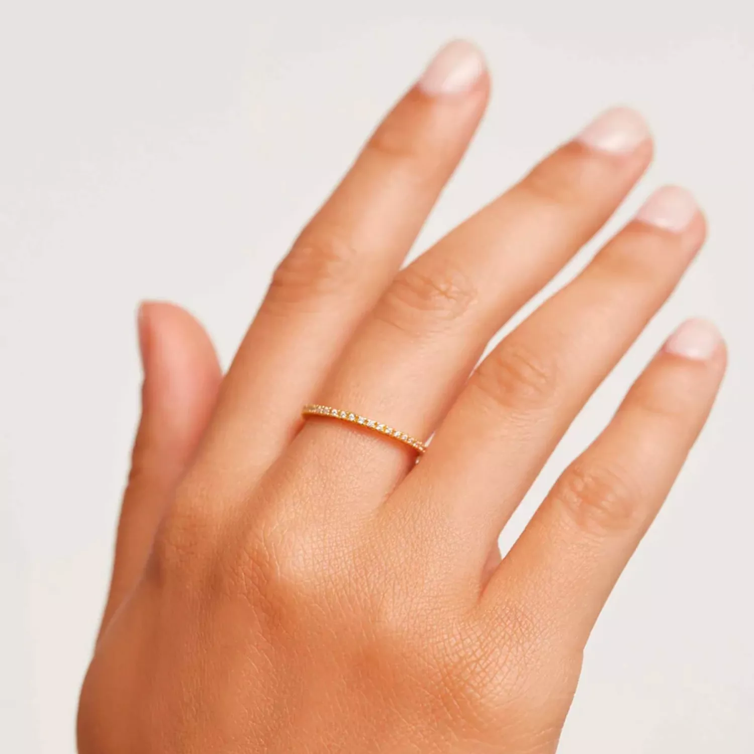 PDPAOLA Essential Ring 18 kt. Forgyldt Sølv AN01-347