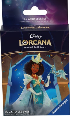 Disney Lorcana Shimmering Skies Card Sleeve Plastlomme Tiana 65-Pack