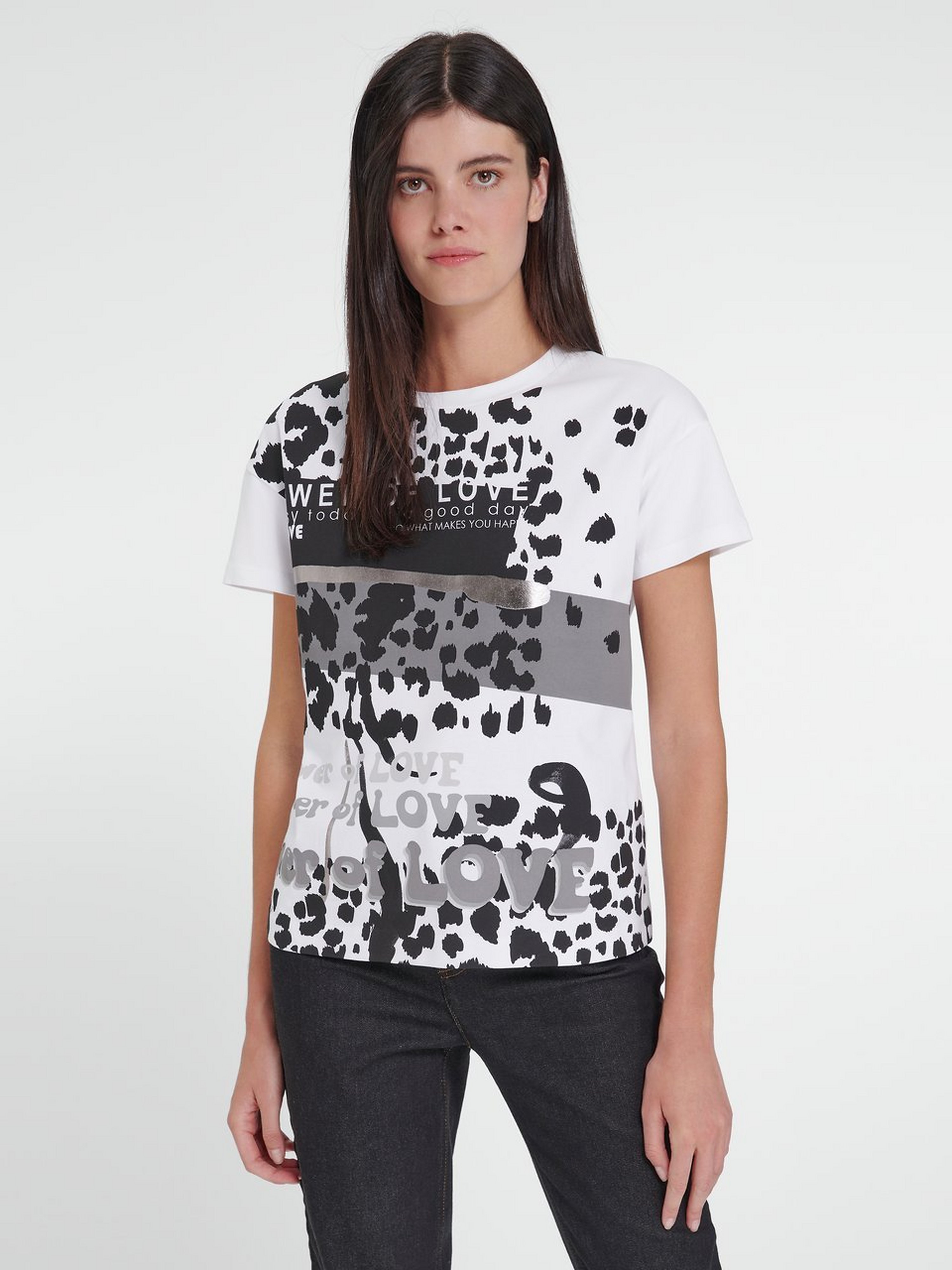 Rundhals-Shirt