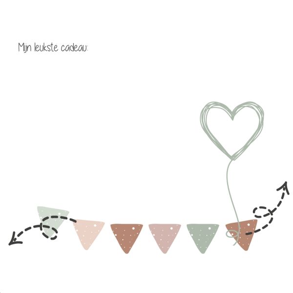 JEP! Kids Babyboek Vierkant Zachtgroen