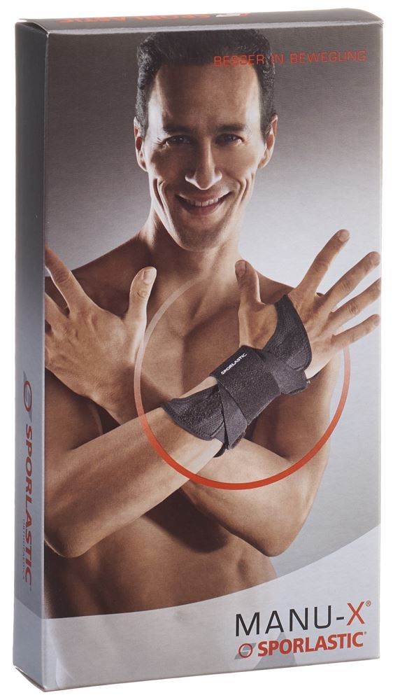 Sporlastic Manu X<br>1 Stück, Gr1, schwarz