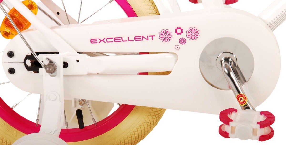Volare - Børnecykel Med Støttehjul - 14'' - Excellent - Hvid