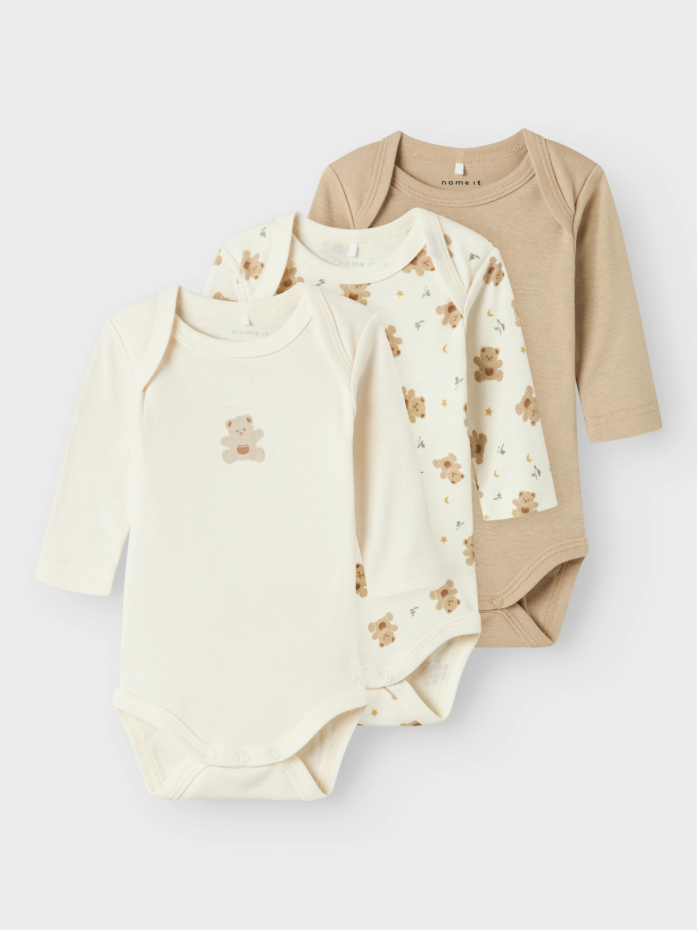 Name It Body »NBNBODY 3P LS JET STREAM BEAR NOOS«, 3 Stk.