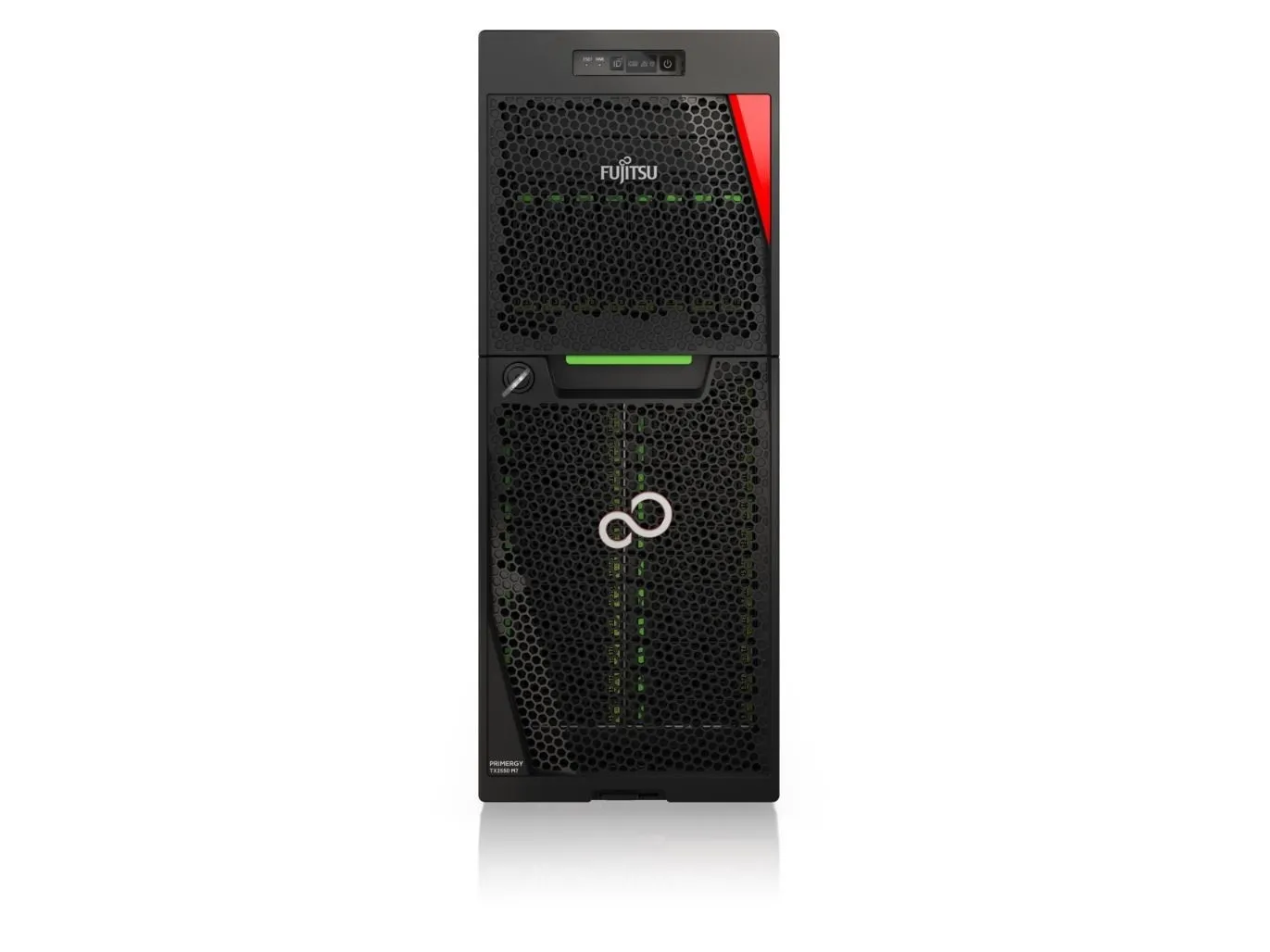 Fujitsu PRIMERGY TX2550 M7 - Server - tower 2-vejs - 1 x Xeon Silver 4410T / op til 4 GHz - RAM 32 GB - SATA - hot-swap 3.5