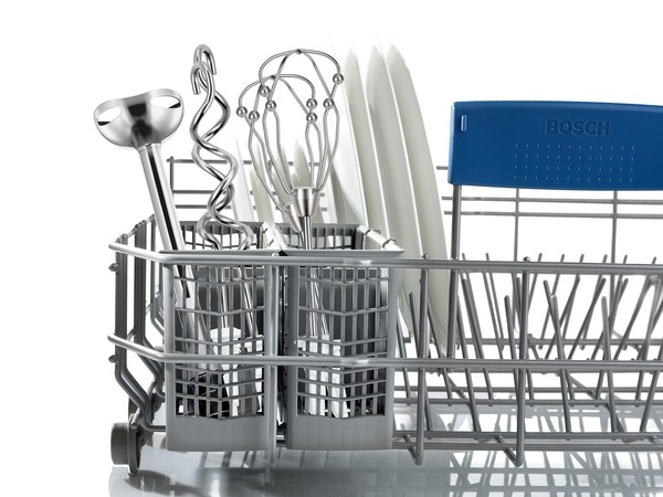 Bosch - Styline Hånd Mixer, 500W - MFQ4080 - Hvid / Sølv ( Tilbehør Inkluderet )