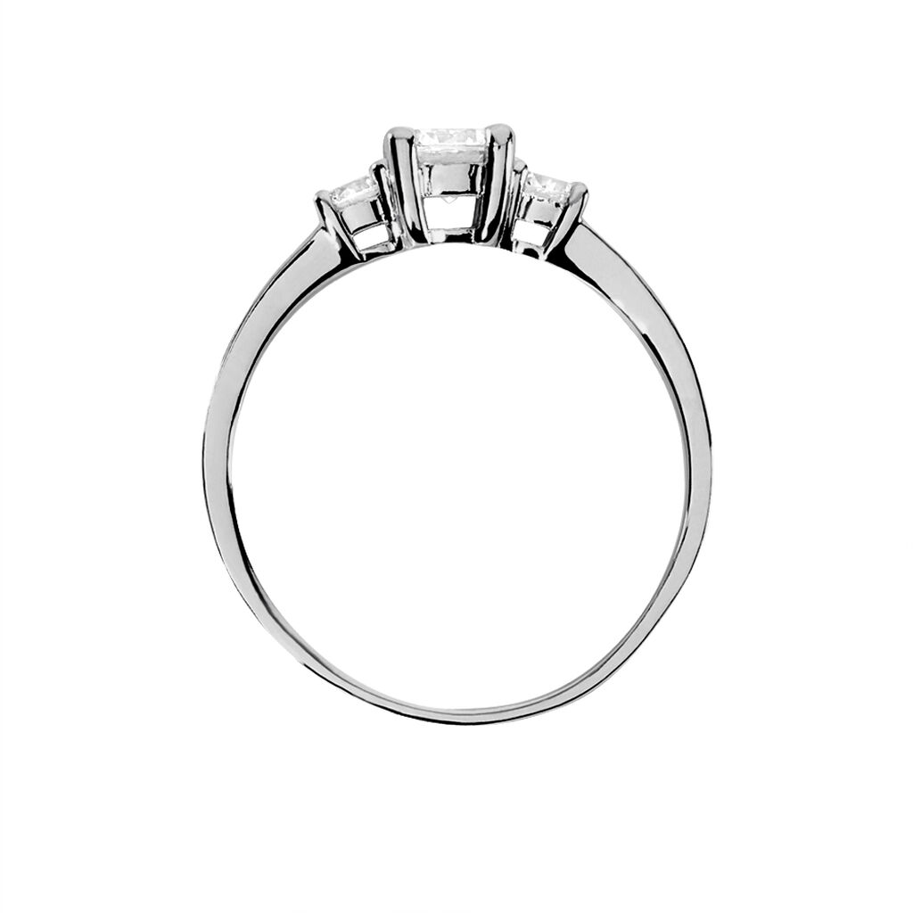 Bague Marie-angelina Argent Blanc Oxyde De Zirconium