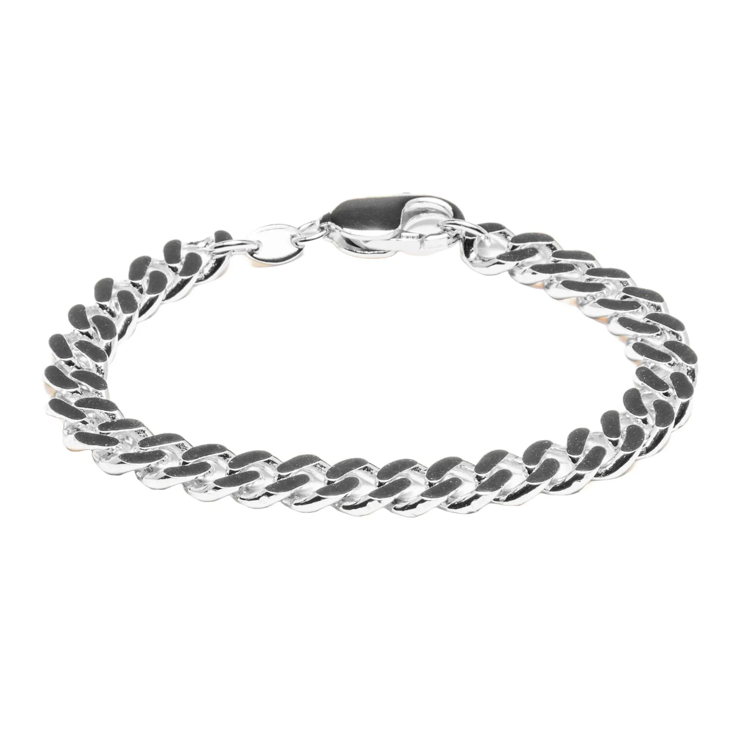 IX STUDIOS  IX Chunky Curb armbånd - sølv