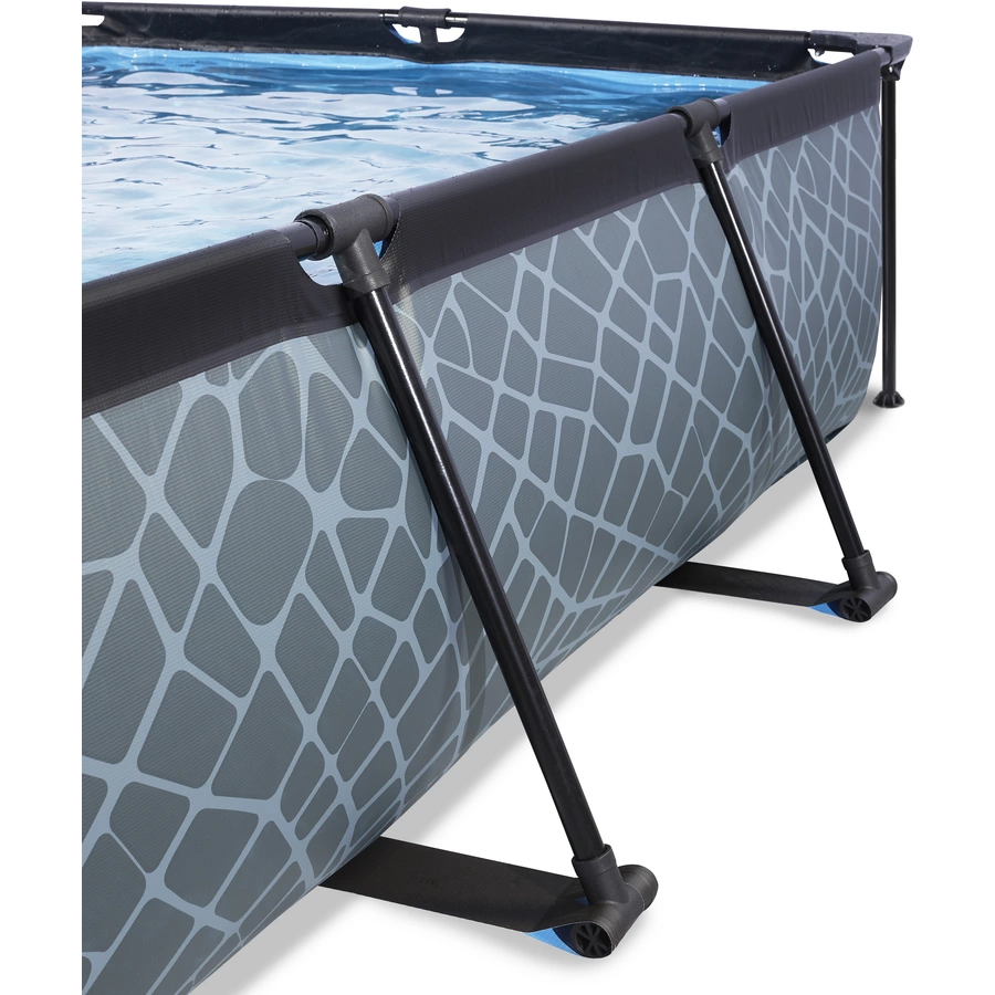 EXIT Frame Pool 300x200x65cm (12v) – Grau