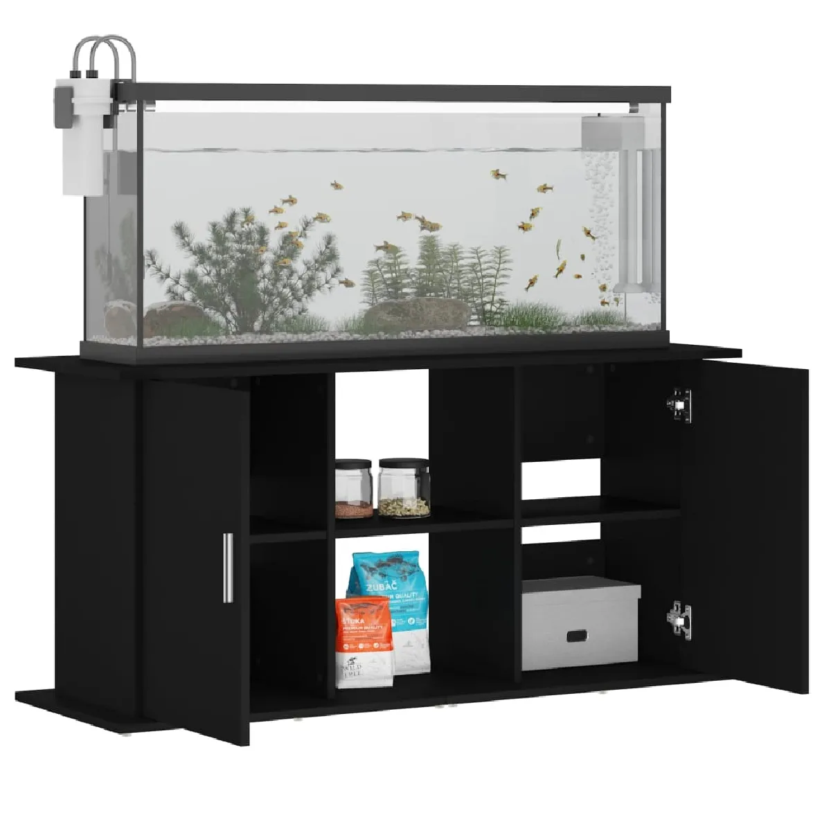 VIDAXL Support pour aquarium - Noir