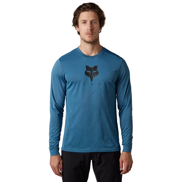 Maillot VTT FOX RANGER TRU DRI LS JERSEY DARK SLATE