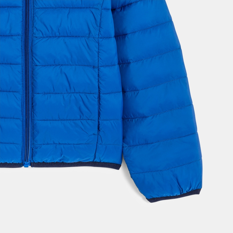 Doudoune chaude et légère bleue garçon