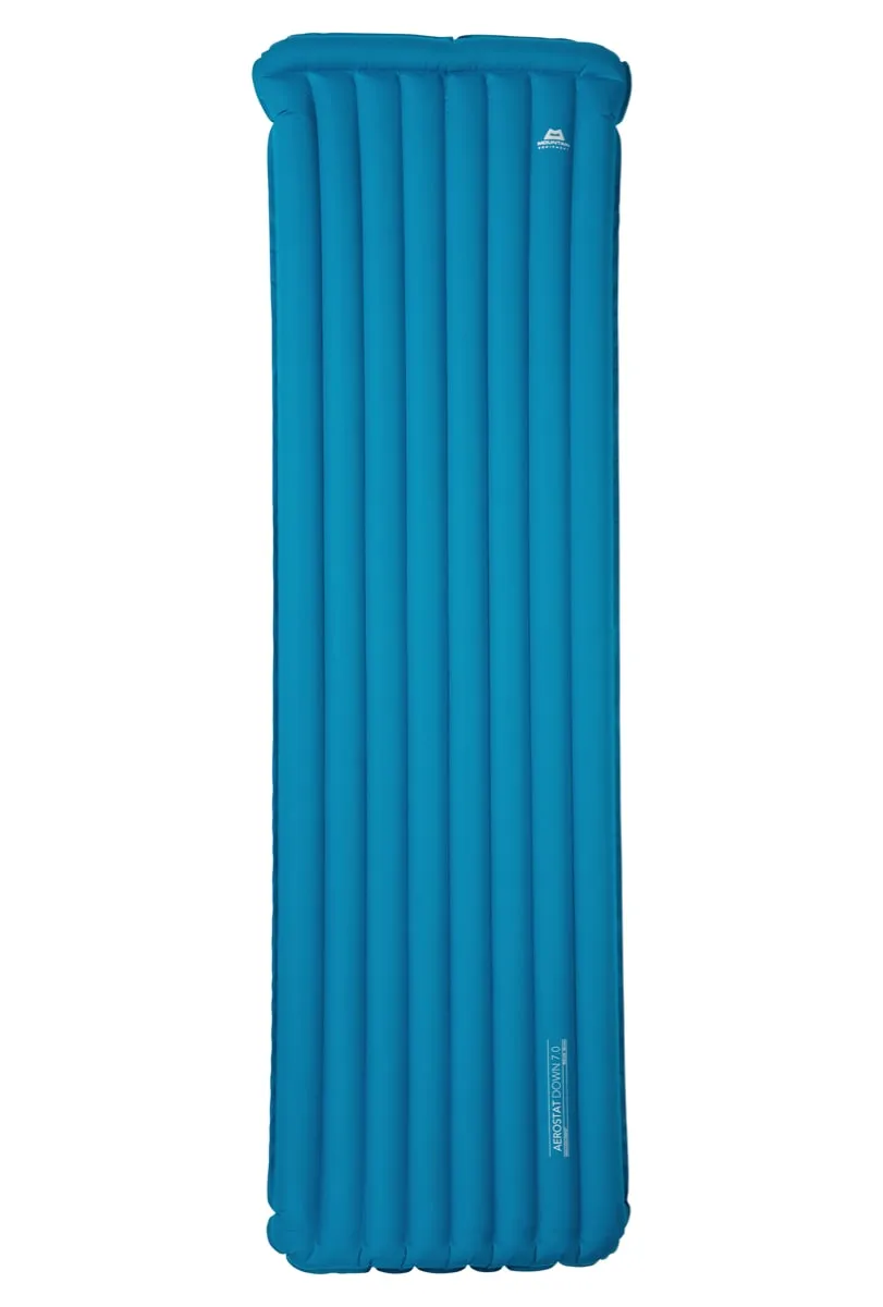 Mountain Equipment Aerostat Down 7.0 Mat Regular Mykonos Blue