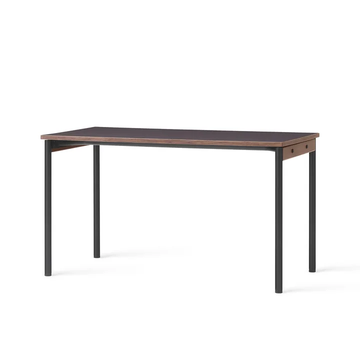 Audo - Co Schreibtisch, 140 x 70 cm, schwarz / terra