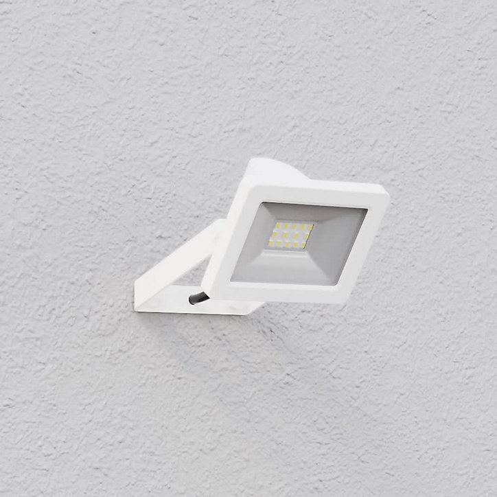 Projecteur LED Lucan 1000lm 10W IP65 GoodHome blanc