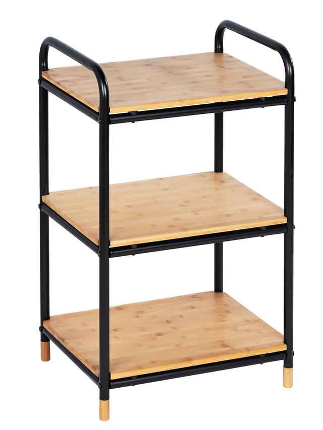 Regal Loft mit 3 Etagen, Bambus