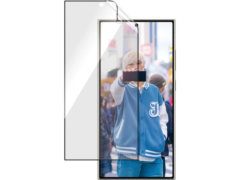 Panzerglass Displayschutz Ultra Wide Fit Eco Matrix Galaxy Display-Schutzfolie für das Samsung Galaxy S25 Ultra mit Applicator
