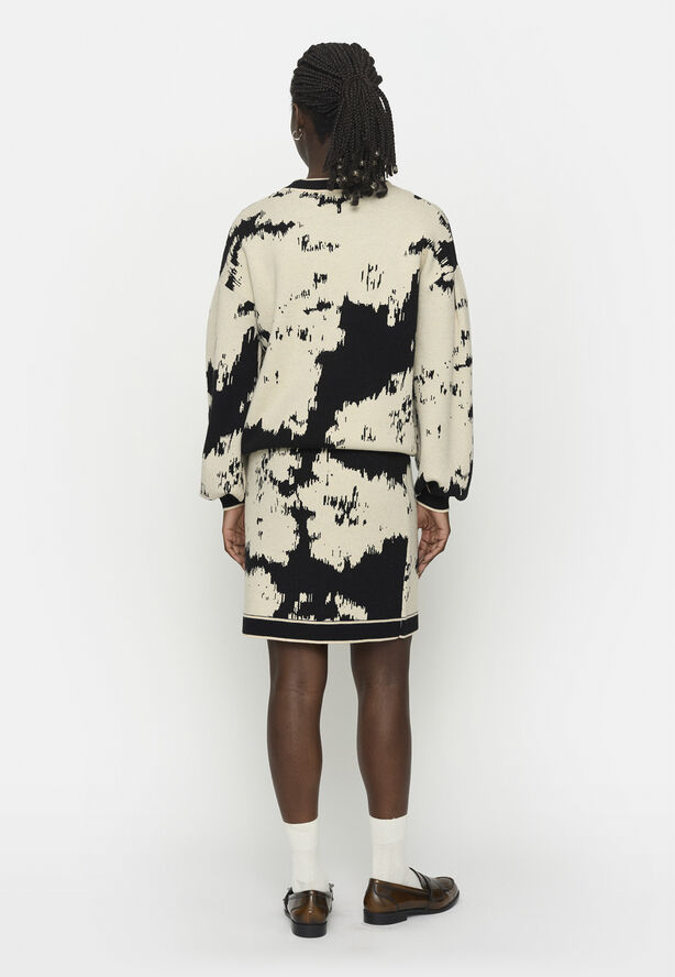 Soft Rebels SRRogue Pattern Knit Jacquard pattern arctic wolf