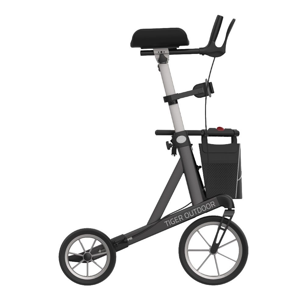 Mobilex Arthritis Rollator Tiger Outdoor mit drehbaren Armstützen