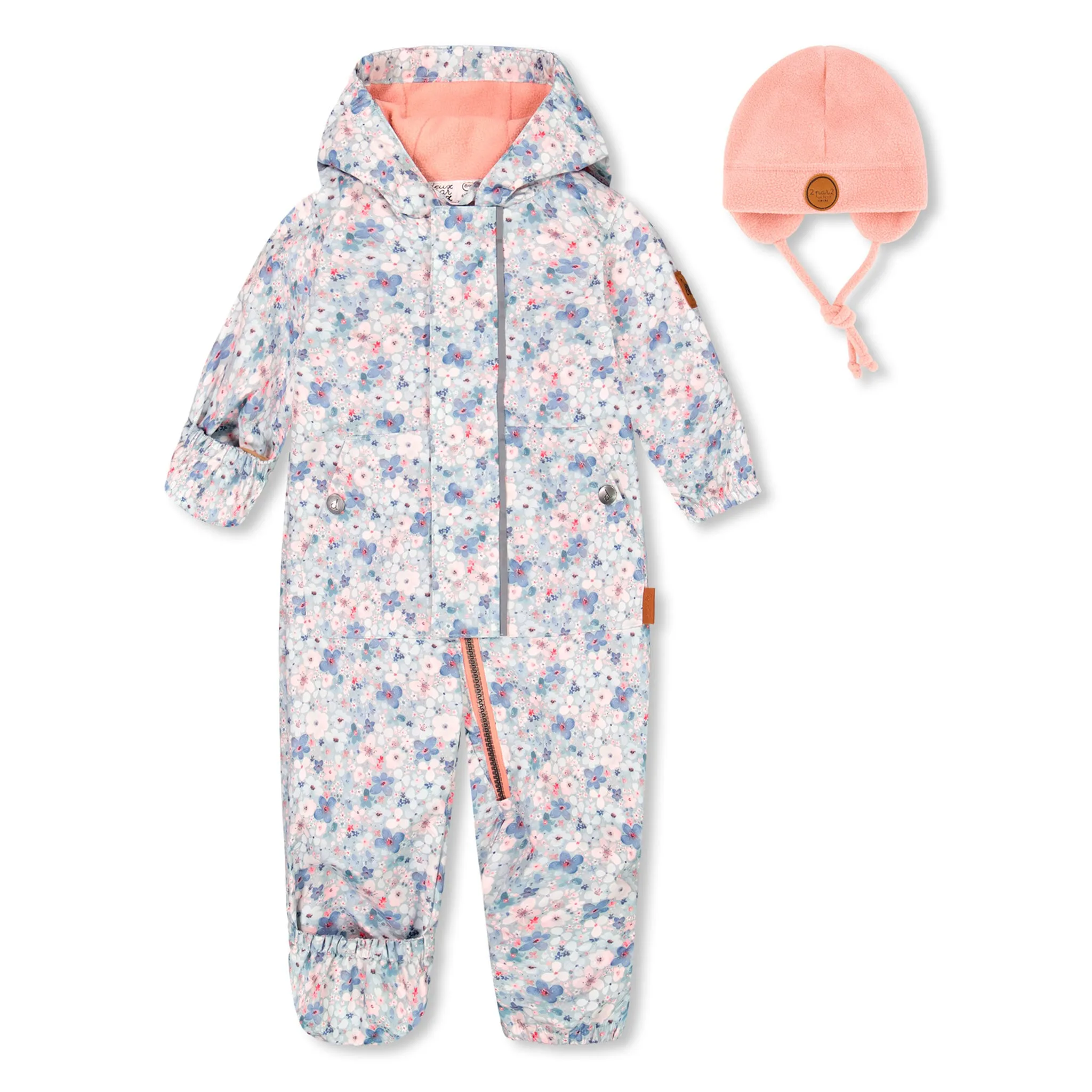 Deux par Deux Ensemble Une Pièce Fleurs 6-24mois