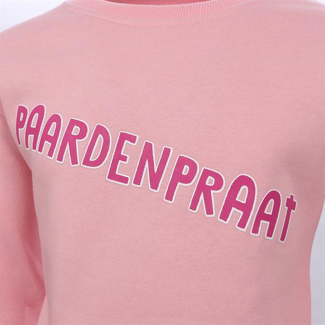 Trui Paardenpraat By Ej Teddy Kids Lichtroze