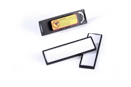 Navneskilt Durable CLIP CARD 17x67 mm med magnet - (25 stk.)
