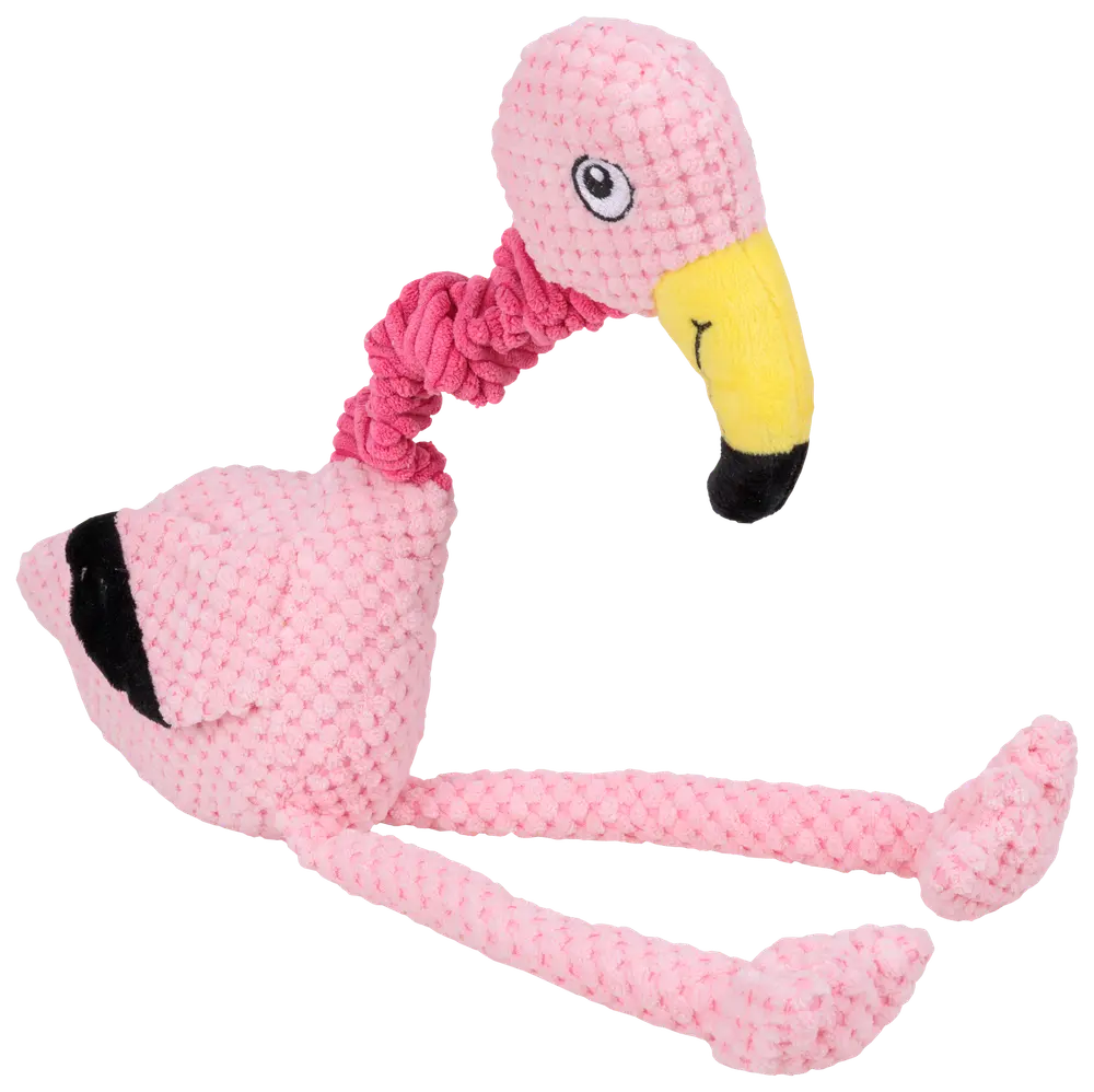 Hundelegetøj Plysflamingo med lyd