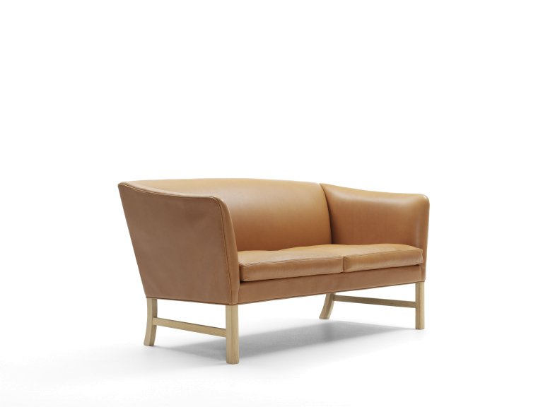 Carl Hansen & Son OW602 bank geolied eiken Thor 307 leer