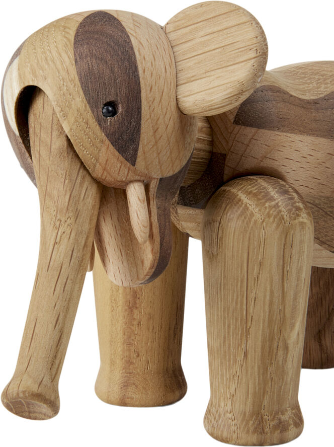 Kay Bojesen Elefant Reworked jubilæum mini mix træ Brun