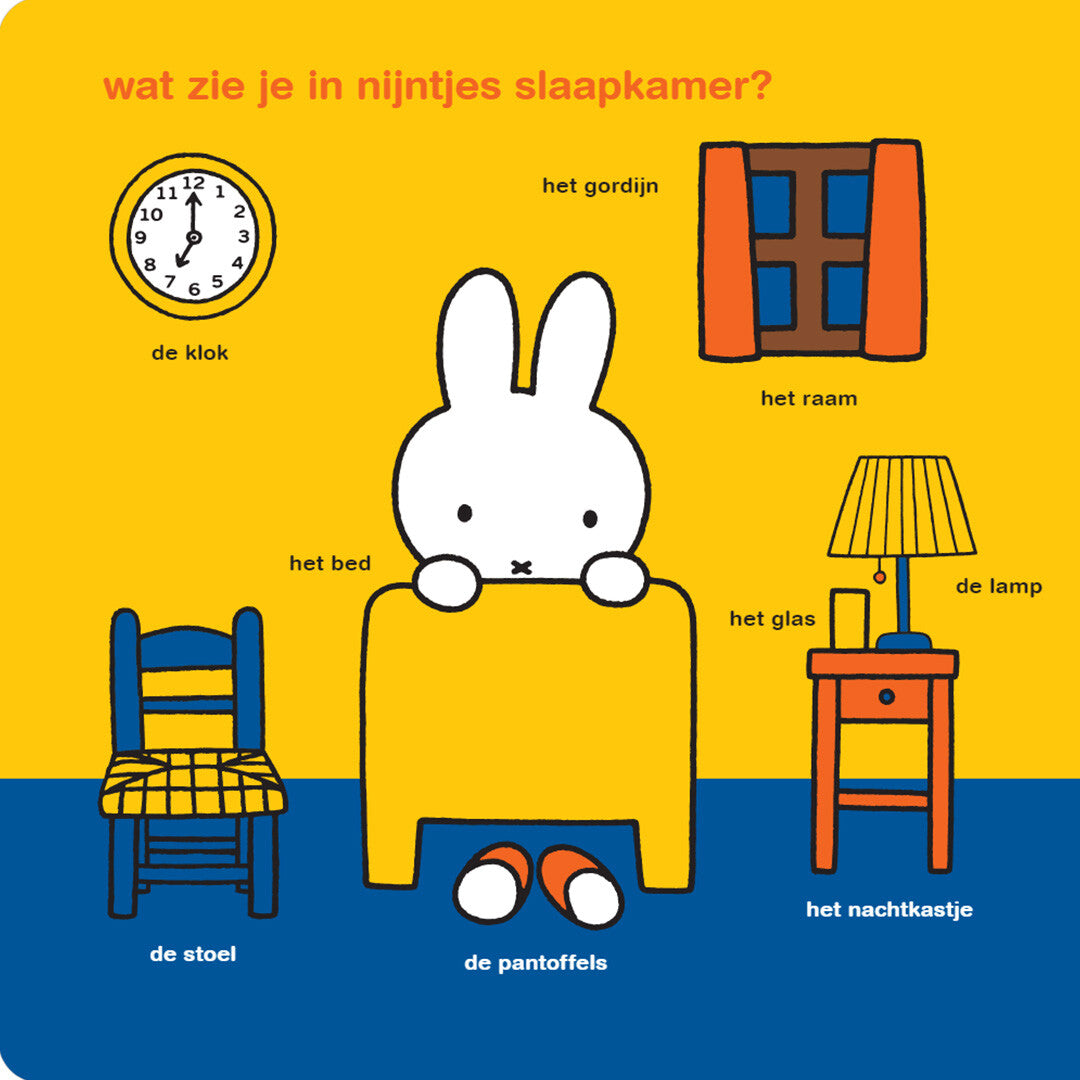 Nijntje voelboek woordjes leren