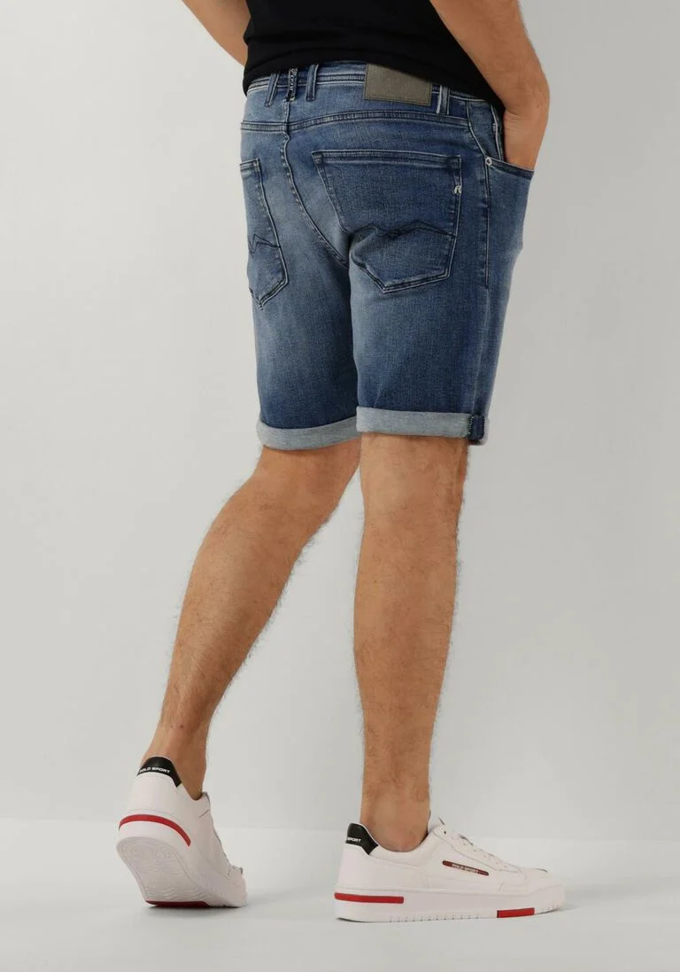 REPLAY blauwe replay shorts rbj.981 short