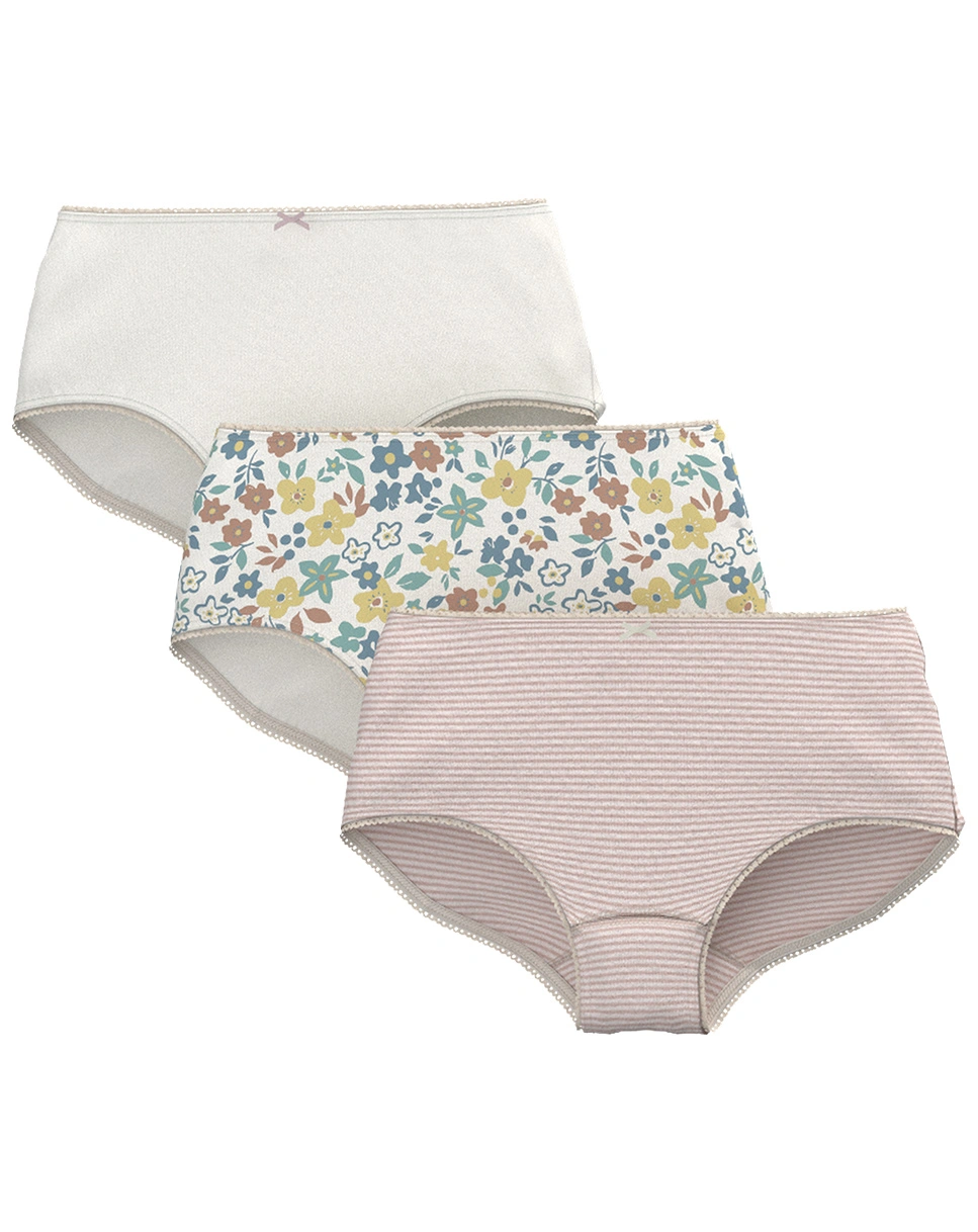 Shorty-Slips VIEVE 3er-Pack in marshmallow/multicolor