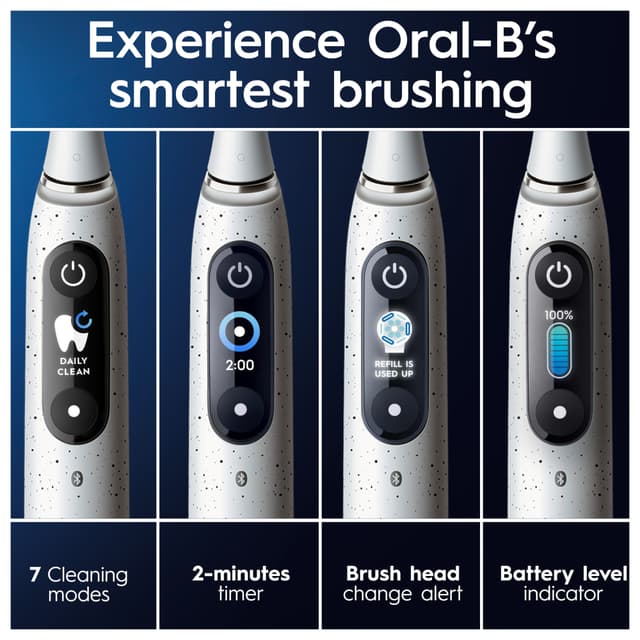 Oral-B iO 10 elektrisk tandbørste 387255 (hvid stjernestøv)