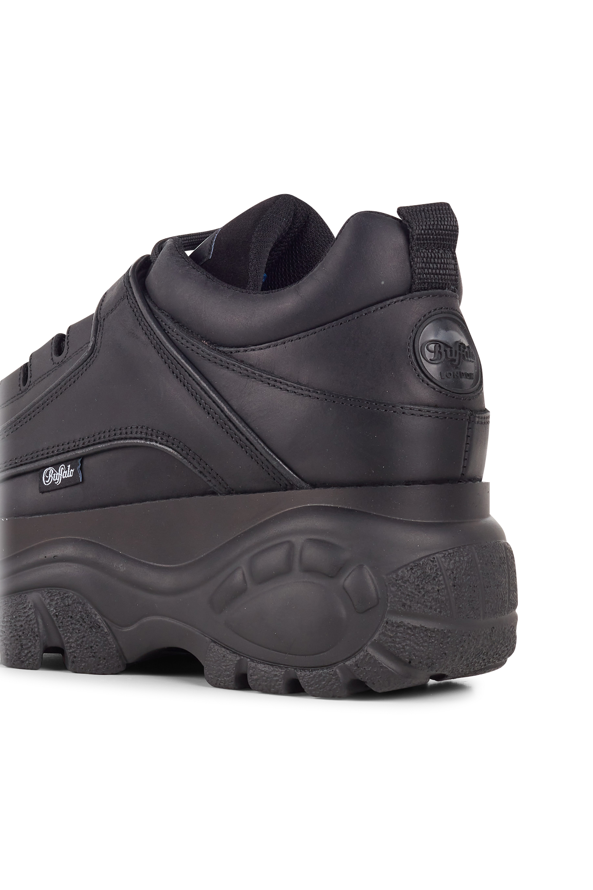 BUFFALO Baskets calf leather Noir