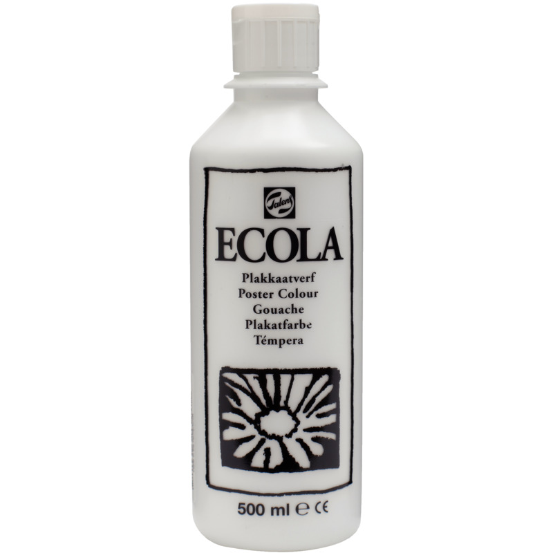 Talens Plakatfarbe Ecola, 500 ml, weiss, 1 Stück