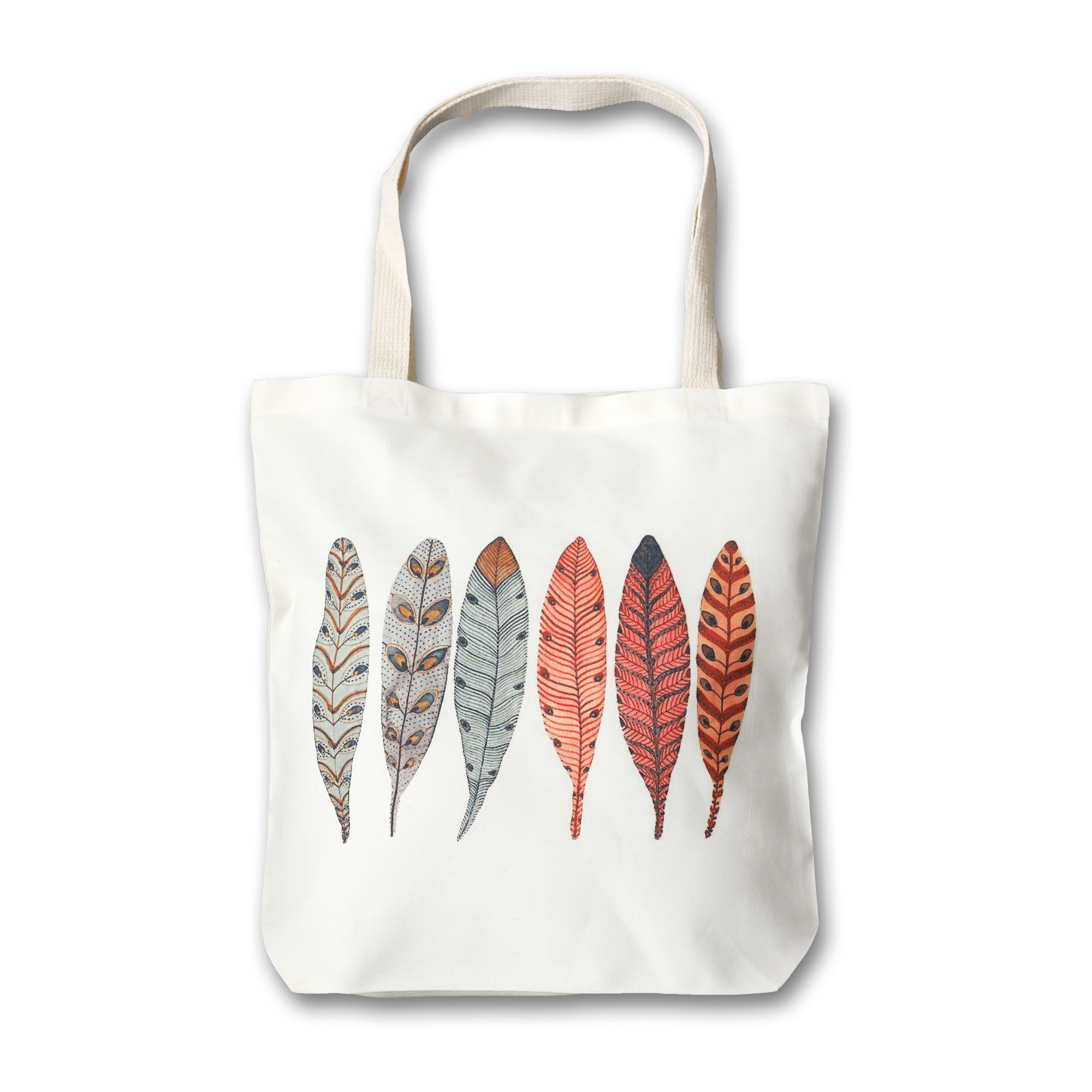 Stoffbeutel 'Federn', multicolor, L 40 cm, B 9 cm, H 40 cm günstig bestellen