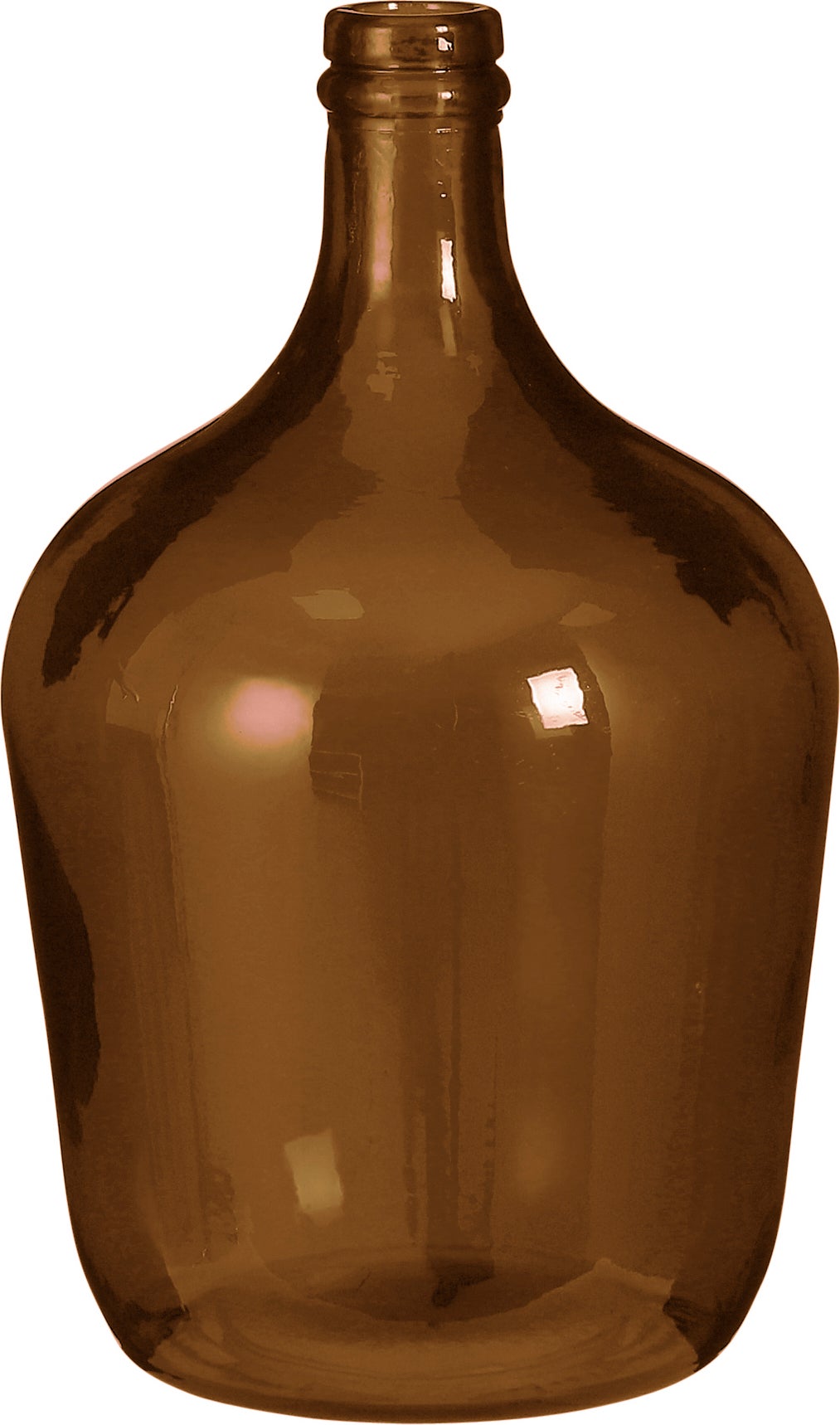 Mica Decorations fles Diego bruin D 18 H 30 cm