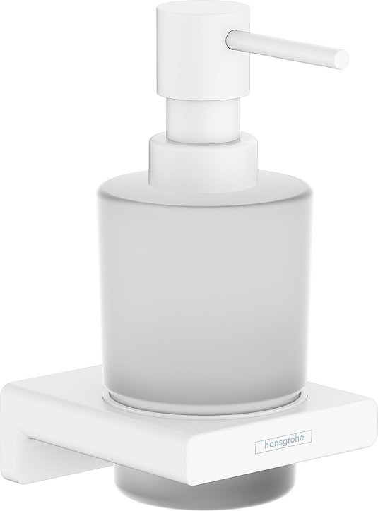 Distributeur de savon liquide blanc mat Addstoris Hansgrohe