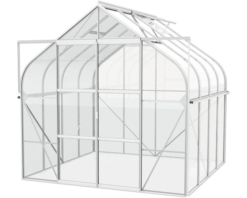 Kas Vitavia Diana 6700, enkelvoudig veiligheidsglas 3 mm, 264x258 cm, aluminium