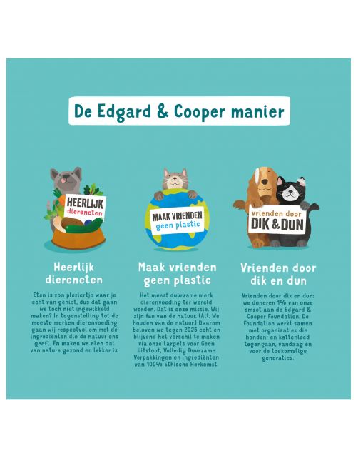 Edgard&Cooper Plantbased Adult Wortel&Courgette - Hondenvoer