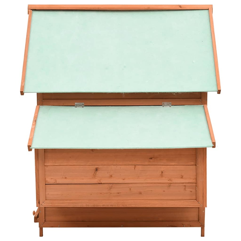 Poulailler 152 x 96 x 110 cm bois de sapin massif