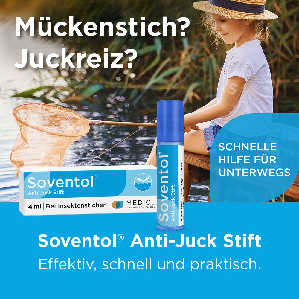 Soventol Anti-Juck Stift bei Insektenstichen