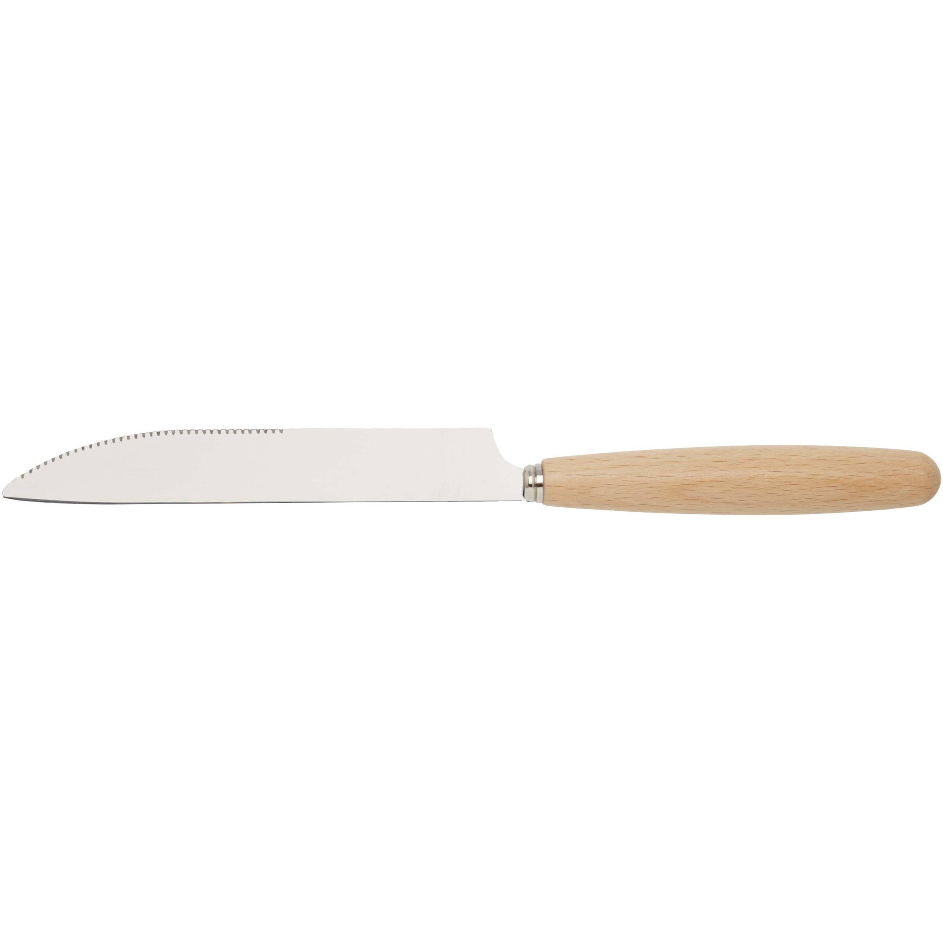 PF Concept 113414 - Ensemble de couverts Root 5 pièces en acier inoxydable et bois de hêtre