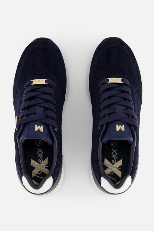 Mexx Nena Sneakers blauw Textiel