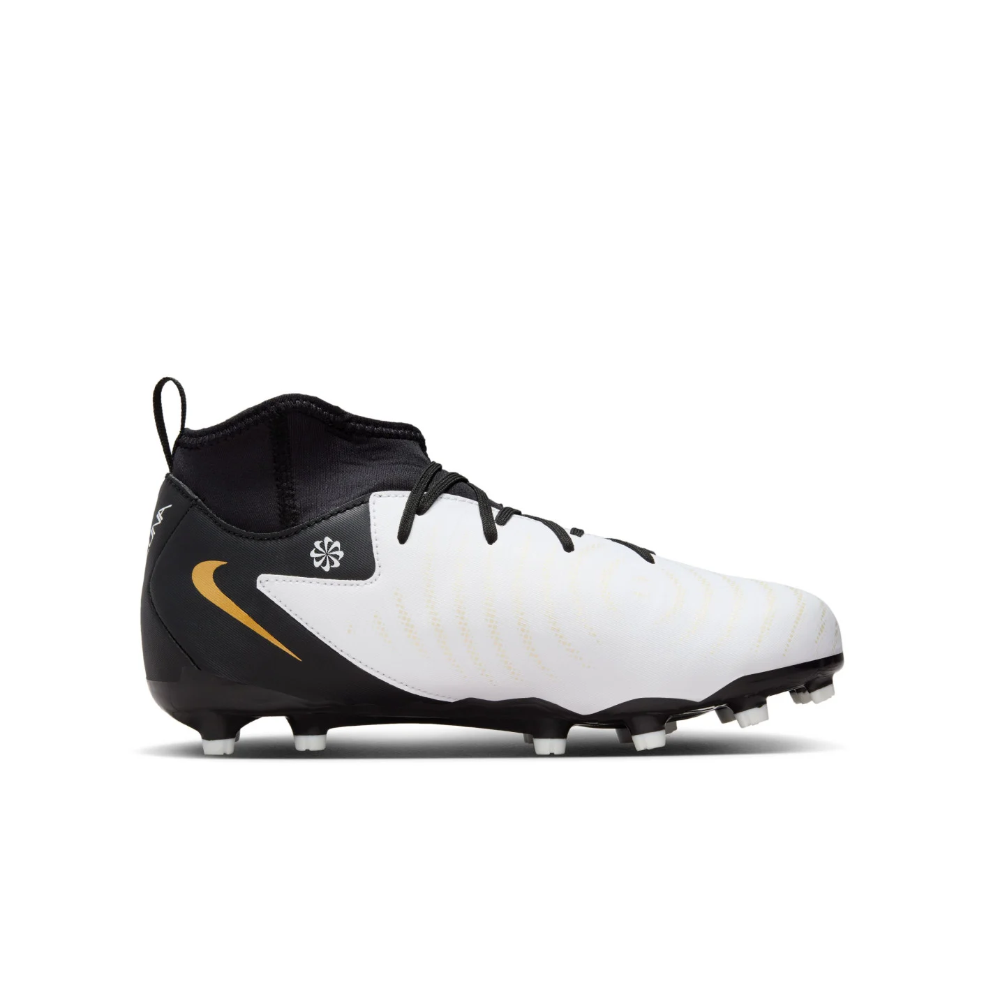Nike Phantom Luna II Academy FG/MG Voetbalschoenen Junior Zwart